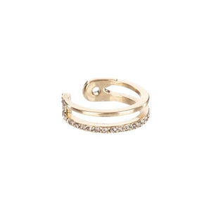 House of Harlow 1960 - Pave Safety Pin Wrap Ring