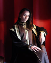 SHD X DARK DIVA - The Velvet Kuwaiti Royal Bisht in Burnt-Wood