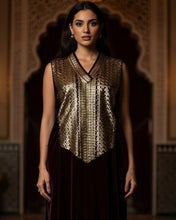 SHD X DARK DIVA - THE SLEEVELESS MAROON KAFTAN 0.2