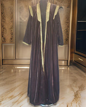 SHD X DARK DIVA - The Velvet Kuwaiti Royal Bisht in Burnt-Wood