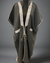 SHD X DARK DIVA - The Sahara Hoodie Bisht in Dark Grey