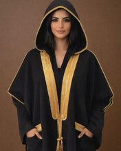 SHD X DARK DIVA - The Sahara Hoodie Bisht in Black