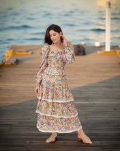 PITUSA - Layered Boho Skirt with Puffy Top