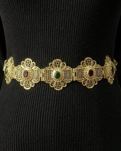 SHD X DARK DIVA - THE Floral Stones Belt