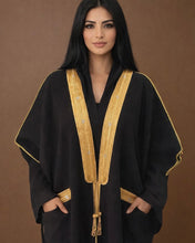 SHD X DARK DIVA - The Sahara Hoodie Bisht in Black