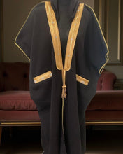 SHD X DARK DIVA - The Sahara Hoodie Bisht in Black