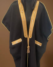 SHD X DARK DIVA - The Sahara Hoodie Bisht in Black