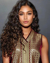 SHD X DARK DIVA - THE SLEEVELESS MAROON KAFTAN 0.2