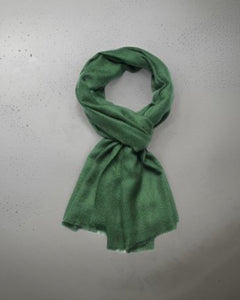Bottle Green Solid Cashmere Stole