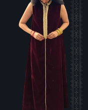 SHD X DARK DIVA - SHD Velvet Maroon Kaftan