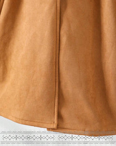 SHD X DARK DIVA - Kids suede camel Kaftan