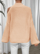 Dustyrose Dropped One-Shoulder Sweater