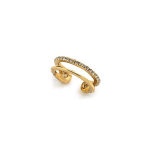 House of Harlow 1960 - Pave Safety Pin Wrap Ring