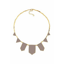 House of Harlow 1960 - 14KT Gold-Plated Khaki Leather Five Stations Necklace as seen on Nicole Richie & Kim Kardashian