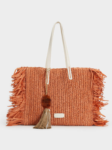 Fringy Tanned Tote