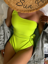 Diva Knot One Shoulder One-Piece Swimsuit