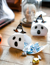 Halloween Ghost Box With Hat Handle